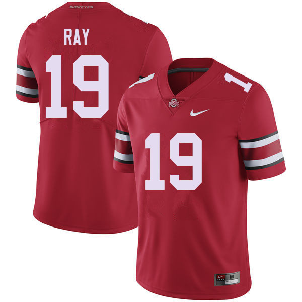 Men #19 Chad Ray Ohio State Buckeyes College Football Jerseys Sale-Red